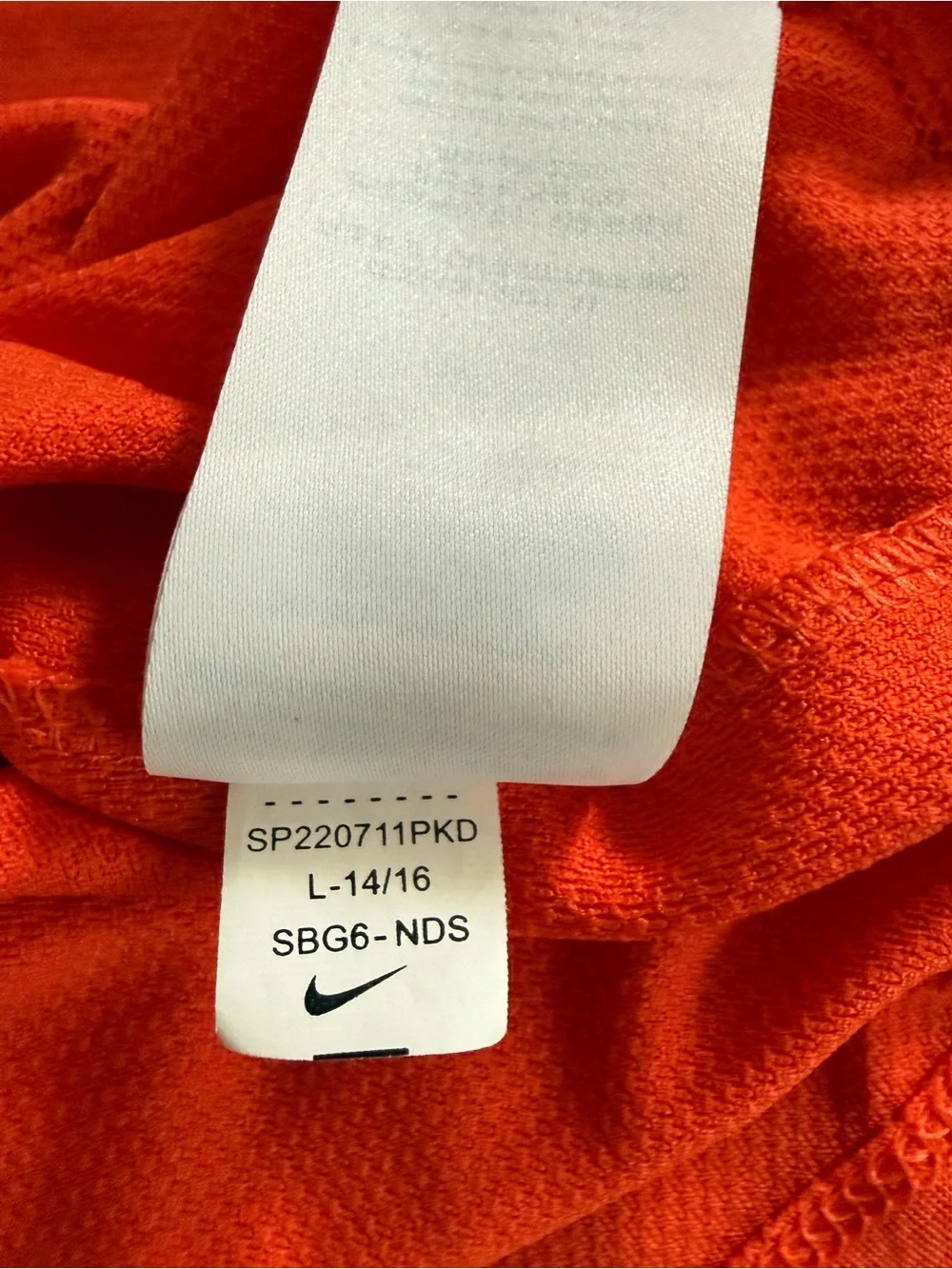 New York Mets Nike dri-fit tee (boys) Size Large~14/16 in orange
